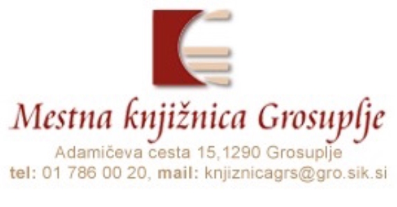 Logotip Mestna knjižnica Grosuplje