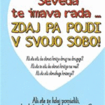 Naslovnica: Seveda te imava rada …: sedaj pa pojdi v svojo sobo