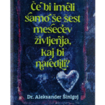 Naslovnica: Če bi imeli samo še šest mesecev življenja, kaj bi naredili?