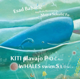 Naslovnica: Kiti plavajo počasi = Whales swim slowly