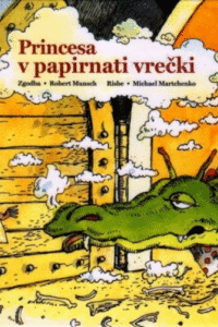 Naslovnica: Princesa v papirnati vrečki