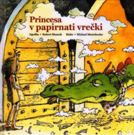 Naslovnica: Princesa v papirnati vrečki