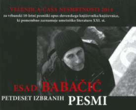 Naslovnica: Petdeset izbranih pesmi : iz pesniških zbirk Divan, 2006, Prihodi, odhodi, 2013, Kitula, 2015 : [iz avtorjevega pesniškega opusa 2006-2015]