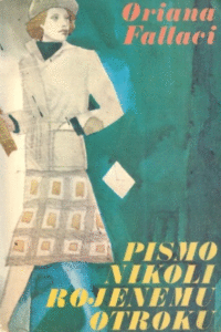 Naslovnica: Pismo nikoli rojenemu otroku