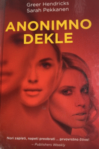 Naslovnica: Anonimno dekle