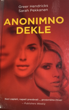 Naslovnica: Anonimno dekle