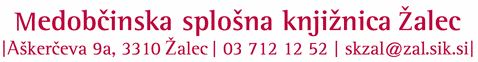 Logotip Medobčinska splošna knjižnica Žalec