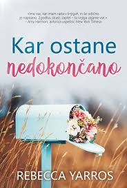 Naslovnica: Kar ostane nedokončano