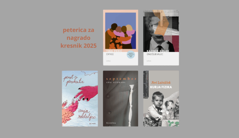 Znana peterica za nagrado kresnik