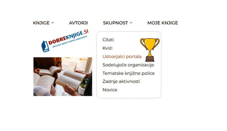 Dobreknjige.si – Naj ustvarjalec, ustvarjalka