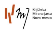 Logotip Knjižnica Mirana Jarca Novo mesto