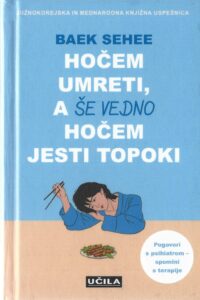 Naslovnica: Hočem umreti, a še vedno hočem jesti topoki