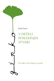 Naslovnica: V deželi poslednjih stvari
